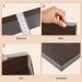 Flintronic 3m*12mm U-Shape Flexible Furniture Edge Banding | Baby Safety Edge Protector | Self Adhesive TPE Wood Edging Tape | DIY Furniture Restoration | Gray - Buy Online on GoSupps.com