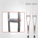 Crutches Underarm Crutches Double Crutches for The Elderly Non-Slip Crutches for The Disabled Young People with Fracture Cane (Color : Silver Size : M) Smooth Sailing - Buy Online on GoSupps.com
