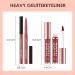 12-Piece Matte Liquid Lipstick & Lipliner Set - Long-Lasting, Waterproof Nude Lip Makeup Gift for Women - Red Lifter Lip Gloss - Set A - Buy Online on GoSupps.com
