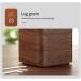 Tlilyy Nordic Simple Dental Floss Box - Customizable Walnut Wood Easy to Use 9.6x9.6x6 cm | International Shipping - Buy Online on GoSupps.com