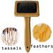 Macrame Comb Wooden - Ideal for Feathered Wall Hangings & Crafts - 3mm/4mm/5mm Cord Rope (Macrame Comb) - Buy Online on GoSupps.com