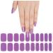 Zaubern gel4Home UV Nail Wraps | Purple Glitter Semi-Cured Gel Foils for Salon Quality Nails - Buy Online on GoSupps.com