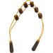 Wood Massage Back Roll Rope | Manual Massage Belt for Relaxation & Lymphatic Drainage | Self-Massage for Cervical Spine at Home - Buy Online on GoSupps.com
