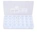 Siming sorting box transparent (empty) 28 compartments removable two-seater bead box