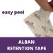 ALBAN Dressing Retention Tape 4 x 11 yds - Hypoallergenic Non-Woven Adhesive - Medical Fixation Tape for Wound Care - Buy Online on GoSupps.com