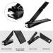 Professional Thick Nail Clippers for Fingernails and Toenails - Black - Buy Online on GoSupps.com
