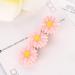 Uonlytech 10pcs Daisy Flower Hair Clips - Beach Wedding Hair Accessories for Women - Pink Hawaii Flower Barrettes - Buy Online on GoSupps.com