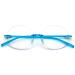 KoKoBin Ultralight Rimless Round Reading Glasses for Men & Women | Fashion Computer Glasses (Blue 2.5 Diopters) - Lightweight Stylish Eyewear - Buy Online on GoSupps.com