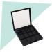 BIUDECO 4 Pcs 12 Empty Eye Shadow Pallet Eyeshadow Pans DIY Eyeshadow Palette Make up Sample DIY Empty Black - Buy Online on GoSupps.com