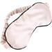 Zeiwohndc Double Sided Imitation Silk Satin Sleep Eye Mask - Women's Solid Color Anti-Aging Skin Care Blindfold with Elastic Band - Buy Online on GoSupps.com
