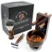 BeautyTrack Vintage Wood Shaving Kit for Men - Safety Razor, Badger Hair Brush, Soap Bowl - Great Gift Idea for Christmas - Buy Online on GoSupps.com