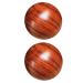 ABOOFAN 2 PCs Wooden Balls Chinese Health Hand Exercise Balls Massage Balls Stress Hand Ball Craft Collection for Hand Exercise and 5cm