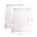 YLZ 2 Pack Aluminum Screen Printing Screens 10 x 14 Inch (Inner Size: 8 x 12 Inch) Frame-110 White Mesh 110 White Mesh-2Pcs