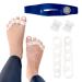 Awesome Toes Spacers & Separators Kit Fast Relief for Hammertoe & Bunions | Includes Toe Stretch Band Individual Toe Spacers & Full Toe Spacers for Walking Running & Yoga Practice | Large Large Kit