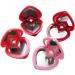 Heart-Shaped Empty Eyeshadow Makeup Box with Mirror | Practical & Safe Storage Solution - International Shipping - Buy Online on GoSupps.com