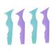 FOMIYES 4 Pcs Silicone Beauty Ruler Eyeliner Pencil Eyeliner Guard Shield Eyeliner Template Blindfold Bevel