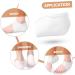 FOMIYES Height Increasing Insole Sock Pads - Silicone Heel Protectors for Men & Women | Non-Slip Silicone Heel Sleeves | White Half Shoe Inserts - Buy Online on GoSupps.com