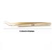 Professional Stainless Steel Lash Tweezers for Mega Volume and Mink Eyelashes - Gold-K06 - Buy Online on GoSupps.com