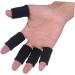 GLEAVI 10 Pcs Thumb Splint & Finger Sleeves Set - Arthritis Protector & Joint Cover - Non-Slip Elastic Bandages - Black Medium - Buy Online on GoSupps.com