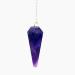 Amethyst Crystal Pendulum with Chakra Chain - Healing Spiritual Divination and Energy Balancing Tool-Natural Amethyst Dowsing Pendulum for Chakra Alignment Amethyst Gemstone With Chakra Beads Chain