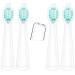 DHMXDC Electric Toothbrush Brush Head x 4 and Hygienic Cap for Models of DHMXDC Sonic Toothbrushes