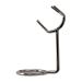 Oshni razor brush stand stable high-performance iron alloy men-rasis-razor-brush holder for hairdressing friend dark silver