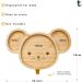 Tiggi Bamboo Baby Suction Plate - Mouse Yellow | BPA-Free Complete Weaning Set | Strong Suction Bamboo Plates for Easy Feeding - Buy Online on GoSupps.com