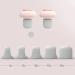 Galand Silicone Ear Plugs Portable Loud Noise Cancelling Ear Plugs with 10 Replacement Sponges Easy to Carry for Sleeping Office Studying 2Pcs Pink - Buy Online on GoSupps.com