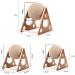Interactive Sisal Rope Cat Scratching Ball Toy with Solid Wood Base - Medium Size - Buy Online on GoSupps.com