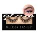 Melody lashes natural eyelashes ultra fluffy lashes in premium quality ideal for all eye shapes soft cotton strap 25x reusable vegan (cleo)
