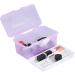 Multifunctional Nail Art Storage Case | 3-in-1 Makeup & Manicure Organizer Small Cosmetic Tools Container - Buy Online on GoSupps.com