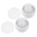 Homoyoyo Lot de 2 Bo tes Poudre pour Nourrisson avec Houppette Distributeur Rechargeable Blanc tanche et Compact pour Soins B b en D placement Protection Peau Sensible Usage