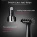 2 in 1 Nose and Ear Hair Trimmer - USB Rechargeable Waterproof Stainless Steel - Ideal for Men & Women - Easy to Clean & Carry - Buy Online on GoSupps.com