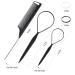 IKOCO Hair Loop Tool Set with Topsy Tail, Rat Tail Comb, and 400 Rubber Bands for Hair - Buy Online on GoSupps.com