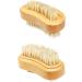 Wooden Nail Brushes Cleaning Bristle Nail Brushes Manicure Pedicure Nail Scrubber Double-sided for Fingernail Toenail nail brush - Buy Online on GoSupps.com