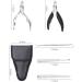 Manicure Set Black Personal Care Pedicure Set Portable Nail Clippers Thick Nails Home Use 3 Pieces for Men Seniors Manicure Nail Clippers Kit (Size : A) - Buy Online on GoSupps.com