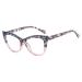 SERONI Tr90 Cat Eye Frame Blue Light Blocking Glasses for Women Men Anti UV Ray Computer Reading Glasses for Women Men Leopard-pink 54 Millimeters
