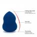 Buy Water Droplet Gourd Shape Makeup Sponge - Flawless Foundation Puff for Smooth Application | Multi-Color Options - Ships Internationally - Buy Online on GoSupps.com