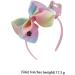 Rainbow Printed Hair Bow Hairband for Girls Boutique Handmade Headbands Kids Unicorn Ribbon Hair Accessories - Buy Online on GoSupps.com