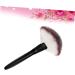 minkissy black makeup Cosmetics Large Powder Foundation Brush Wood Handle Brush blush brush big fan wooden handle brush sector Bamboo - Buy Online on GoSupps.com