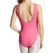 Danskin Women's Scallop Trim Leo - Large, Camellia Rose - Buy Online on GoSupps.com