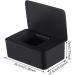 Buy Black Wet Wipes Box - Plastic Baby Wipes Holder & Tissue Storage Case for Home & Office | International Shipping - Buy Online on GoSupps.com