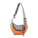 Petemoo portable pet dog cats puppy shoulder bag travel carrier shoulder bag breathable mesh transport bag s (up to 2.5 kg) orange
