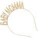Amosfun Baby Clothes Tiara Head Band Womens Headbands Fashion Headbands Mom Hair Hoop Gold Outfit Mom to Be Headband Mom Headband Party Headband Party Costume Headgear Miss Clothing Alloy - Buy Online on GoSupps.com