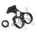 Laser Pointer Bracket, Aluminum Alloy Adjustable Laser Pointer Finder Scope Bracket for Astronomical Telescope