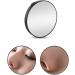 KALLORY Wall Makeup Mirror 5X Magnification with 2 Suction Cups Round Black Cosmetic Mirror for Bathroom Makeup 8.8cm - Buy Online on GoSupps.com
