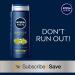 NIVEA MEN Energy Body Wash with Mint Extract, Cedarwood and Mint Scent, 3-in-1 Men's Body Wash, Face and Hair, Paraben Free, Vegan Formula, 16.9 Fl Oz Bottle Mint 16.9 Fl Oz (Pack of 1) - Buy Online on GoSupps.com