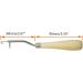 Zorfeter 3 Pcs 6.3 Inch Wooden Latch Hook Tool for Rug Making and Art Crafts - Buy Online on GoSupps.com