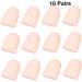 10 Pairs Silicone Gel Nitrile Finger Cots - Cut Resistant Toe Protectors & Covers | Khaki 4x2.5cm - International Shipping Available - Buy Online on GoSupps.com