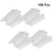 Minkissy Makeup Brush Pen Protector - 100 Pieces Mesh Covers for Makeup Brushes | Cosmetic Brush Caps (12x1cm) - International Shipping Available - Buy Online on GoSupps.com